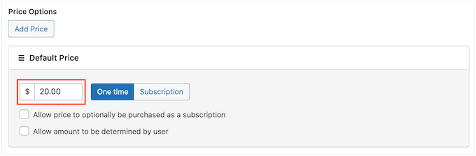 Cobro de un pago único usando WP Simple Pay