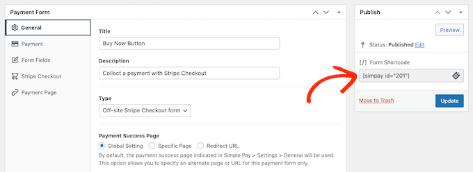 Agregar un botón de comprar ahora usando shortcode