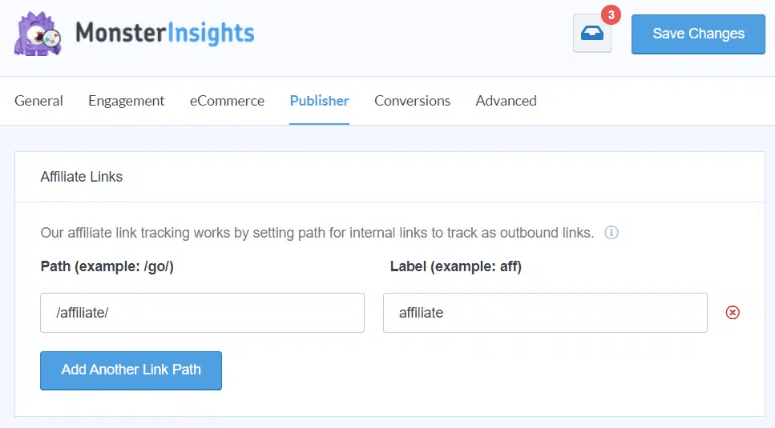 พันธมิตรของ monsterinsights - IsItWP - เครื่องมือตรวจจับธีม WordPress ฟรี monsterinsights affiliate
