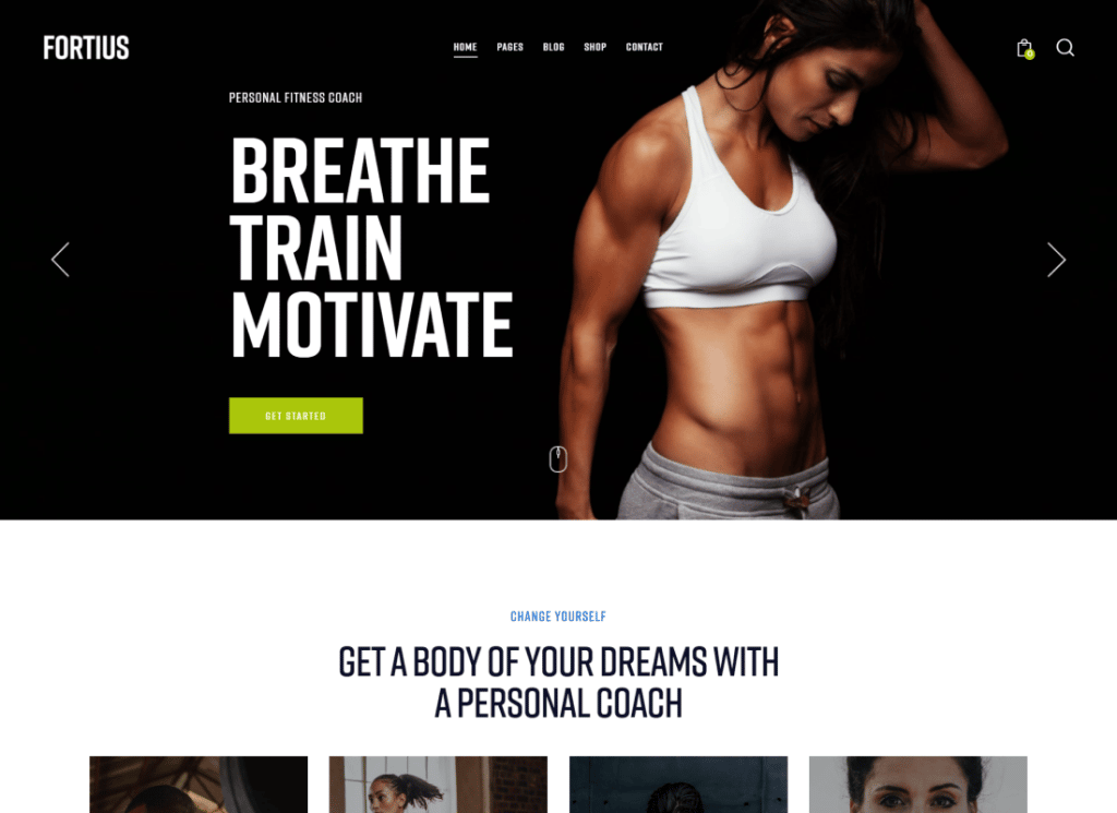 Forzio | Tema WordPress Elementor per sport e fitness