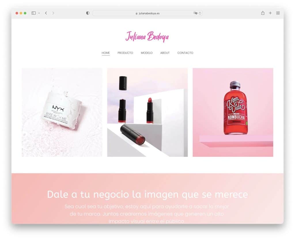 site-ul juliana bedoya zyro