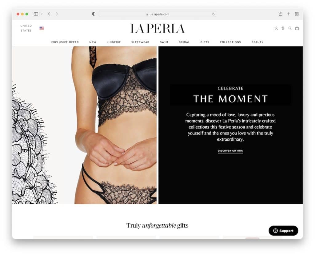 la perla bigcommerce website