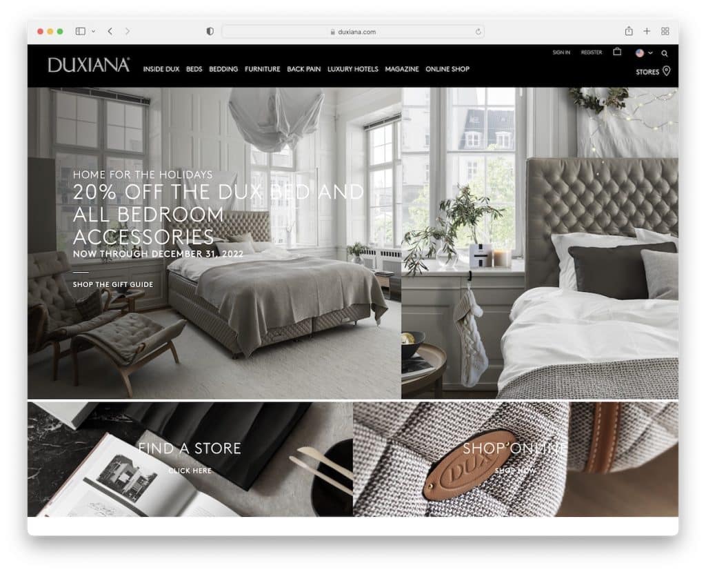 site-ul web duxiana bigcommerce