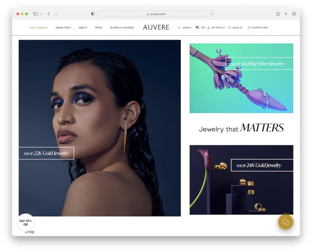 site-ul web auvere bigcommerce