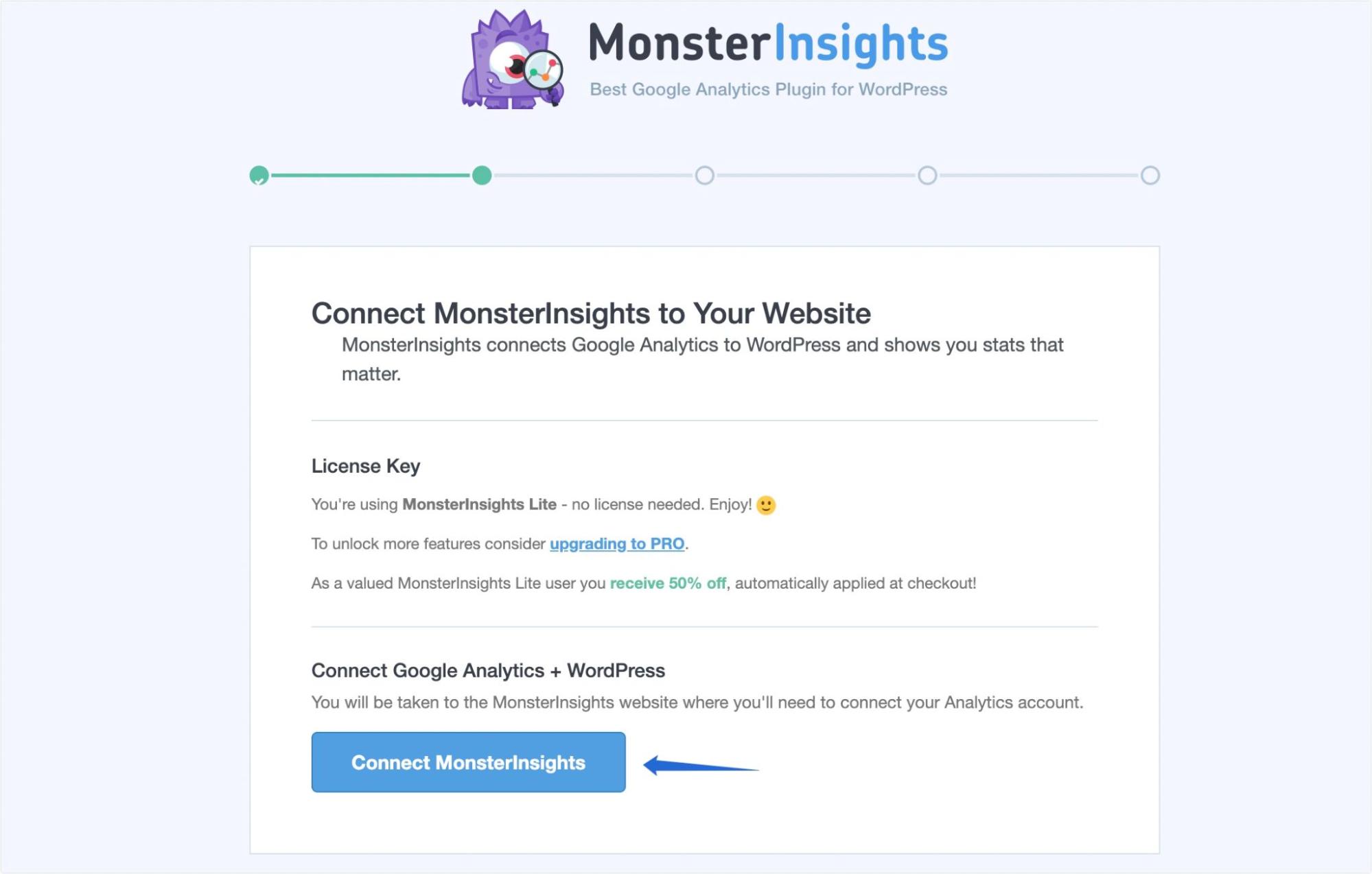 Conecte o site com o Google Analytics