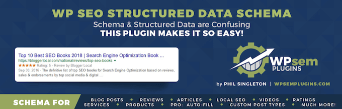 O plug-in de esquema de dados estruturados de SEO para WordPress