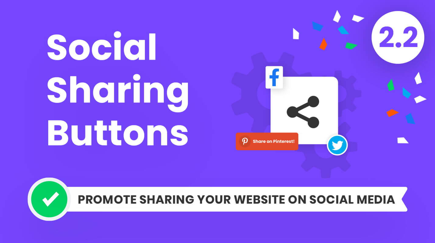 Botones para compartir en redes sociales de Divi