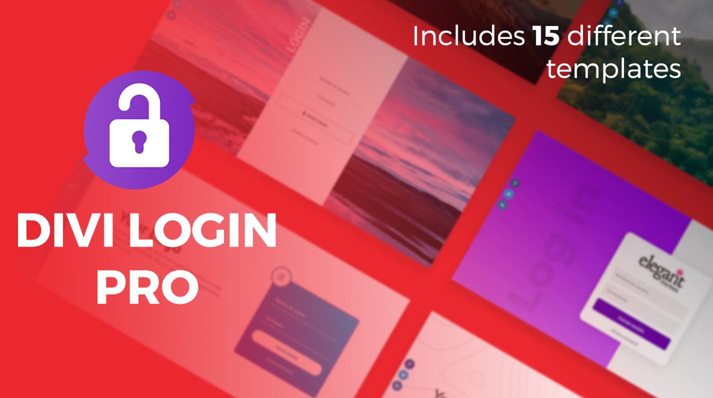 Divi เข้าสู่ระบบโมดูล Pro