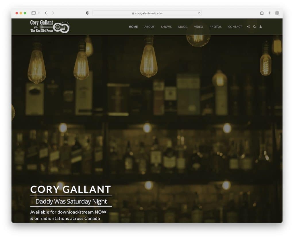 cory galant site123-Website