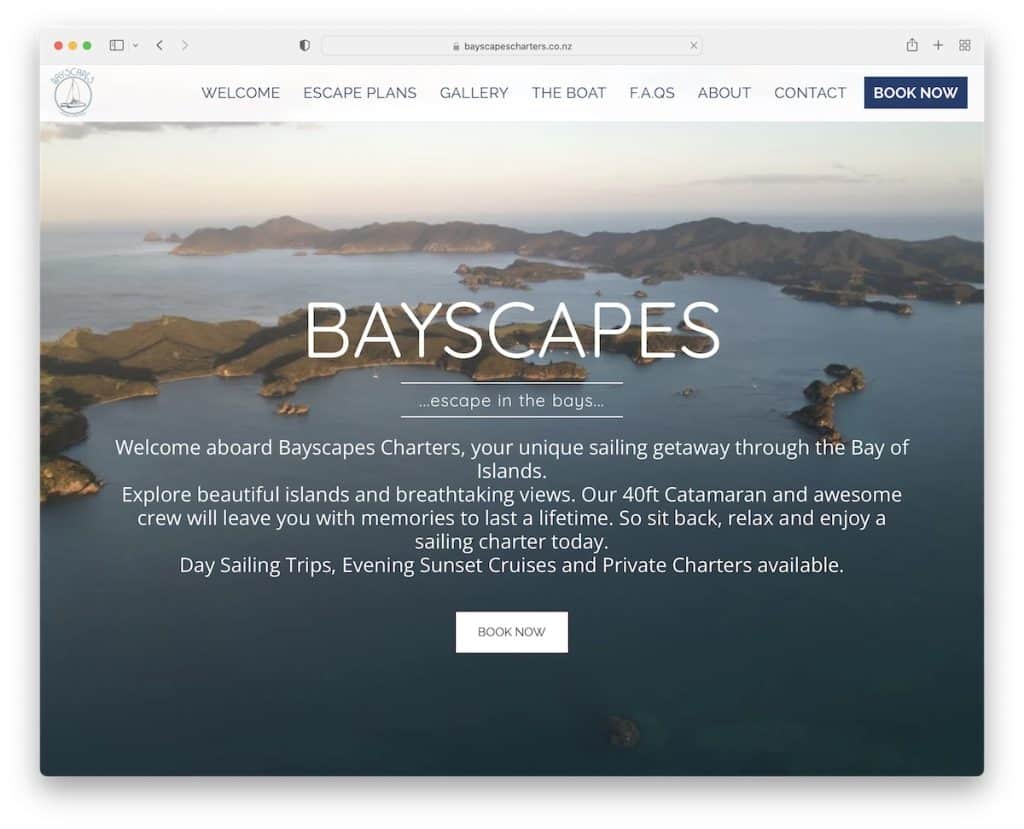 sitio web de byscapes site123