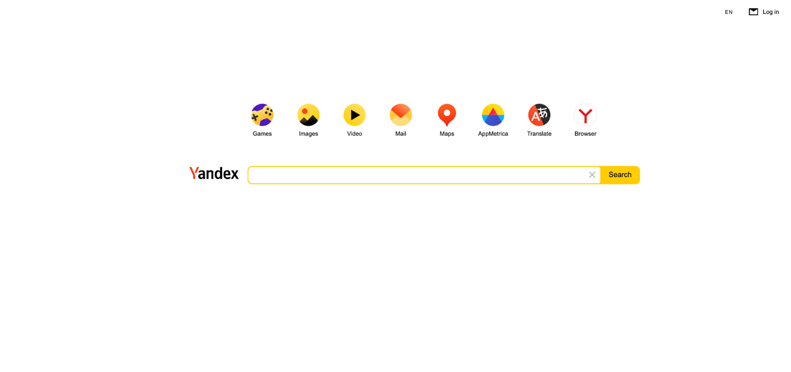 Rastreador da Web Yandex Bot