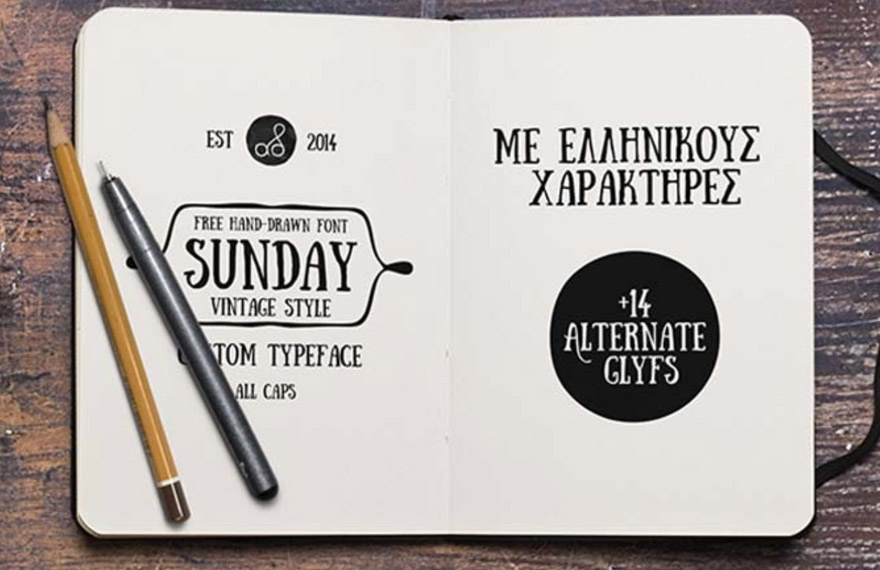 Бесплатные и платные хипстерские шрифты