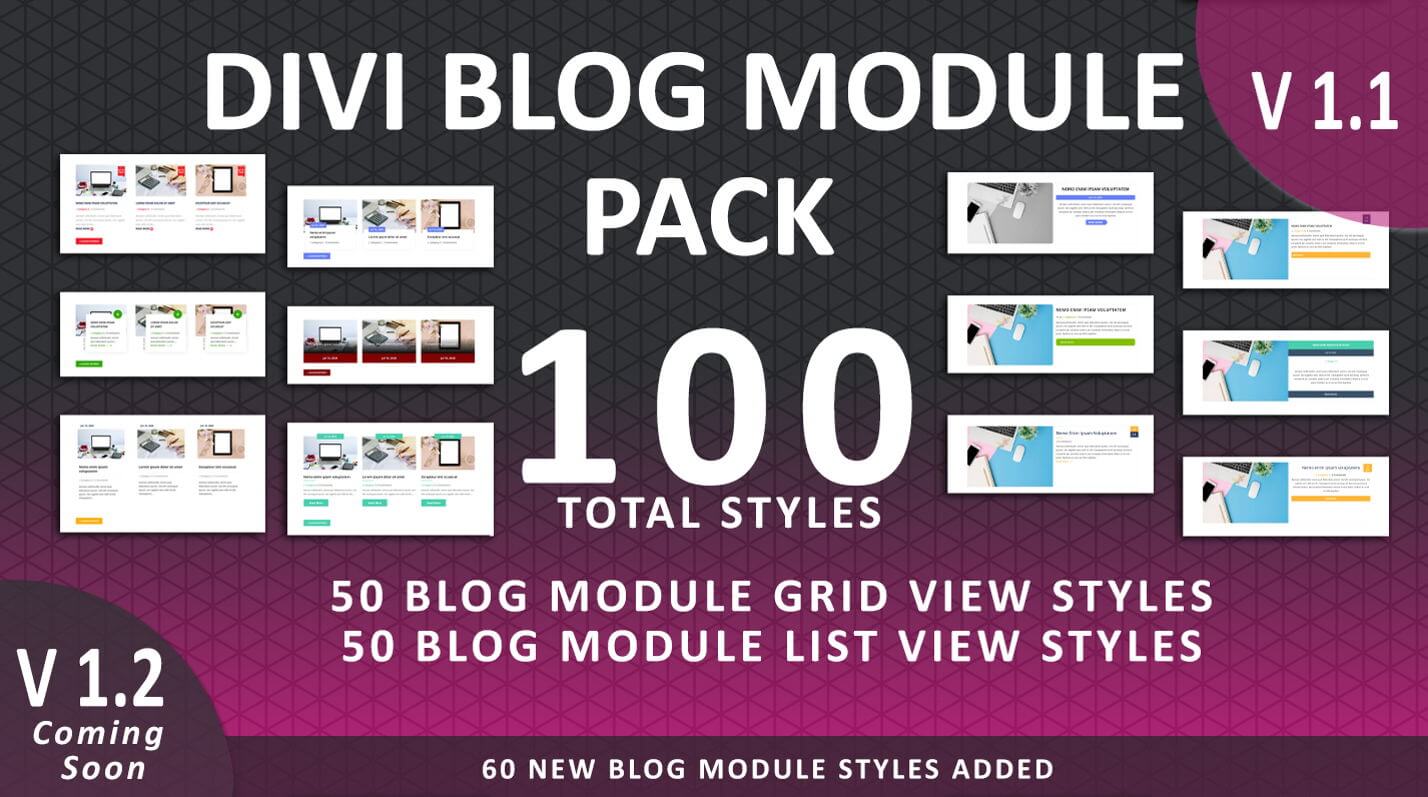 Pack de modules de blog Divi