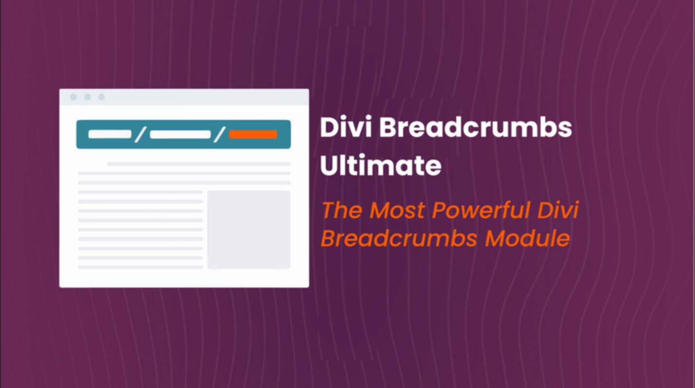 Divi Breadcrumbs สุดยอด