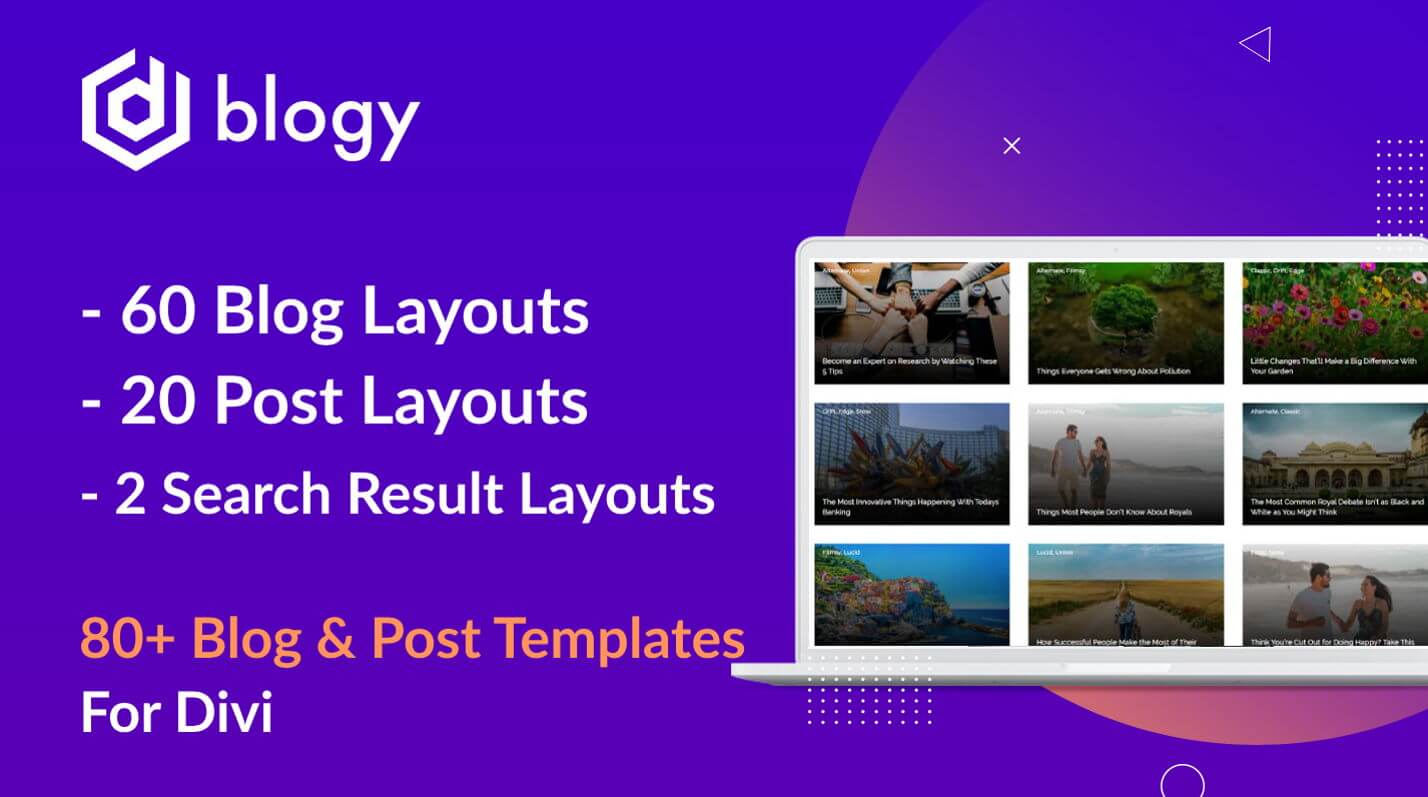 Blogy – layouts de blog e postagem