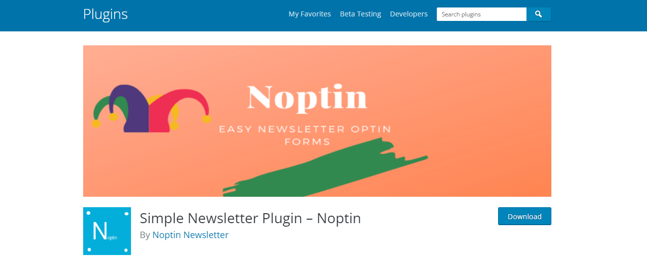 Noptin ニュースレター - wordpress ニュースレター プラグイン