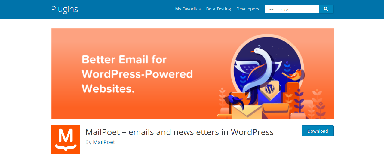 MailPoet - wordpress haber bülteni eklentileri