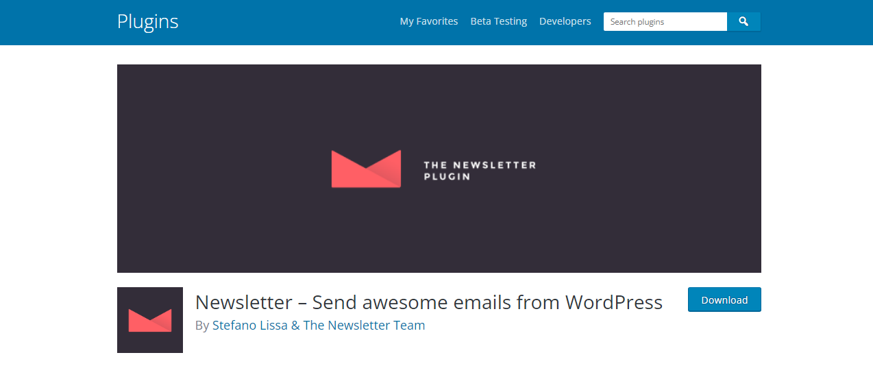 Newsletter - plugins de newsletter wordpress