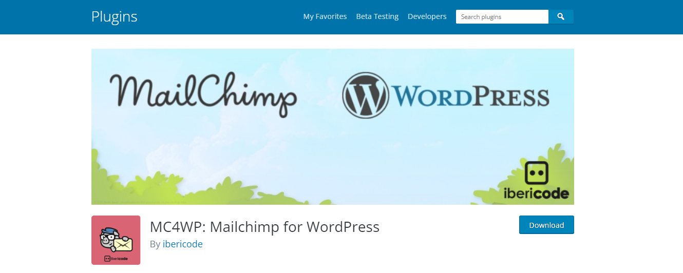 MailChimp - pluginuri pentru newsletter wordpress