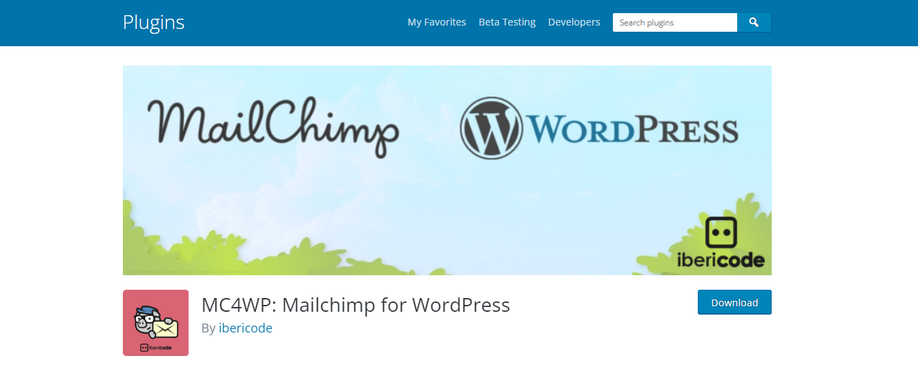 MailChimp - complementos de boletines de wordpress