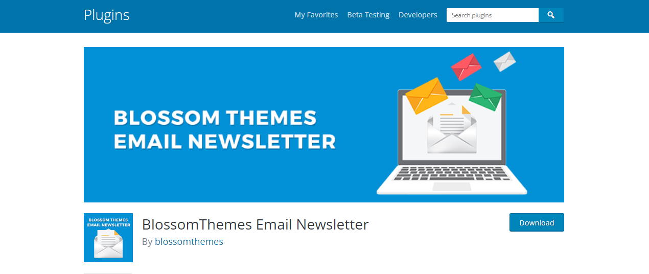 BlossomThemes - pluginuri pentru buletine informative wordpress