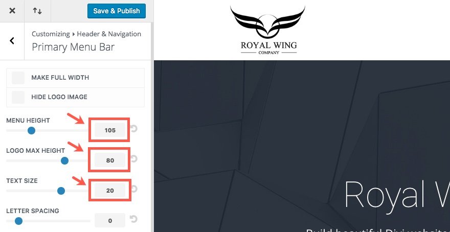 фиксированный заголовок