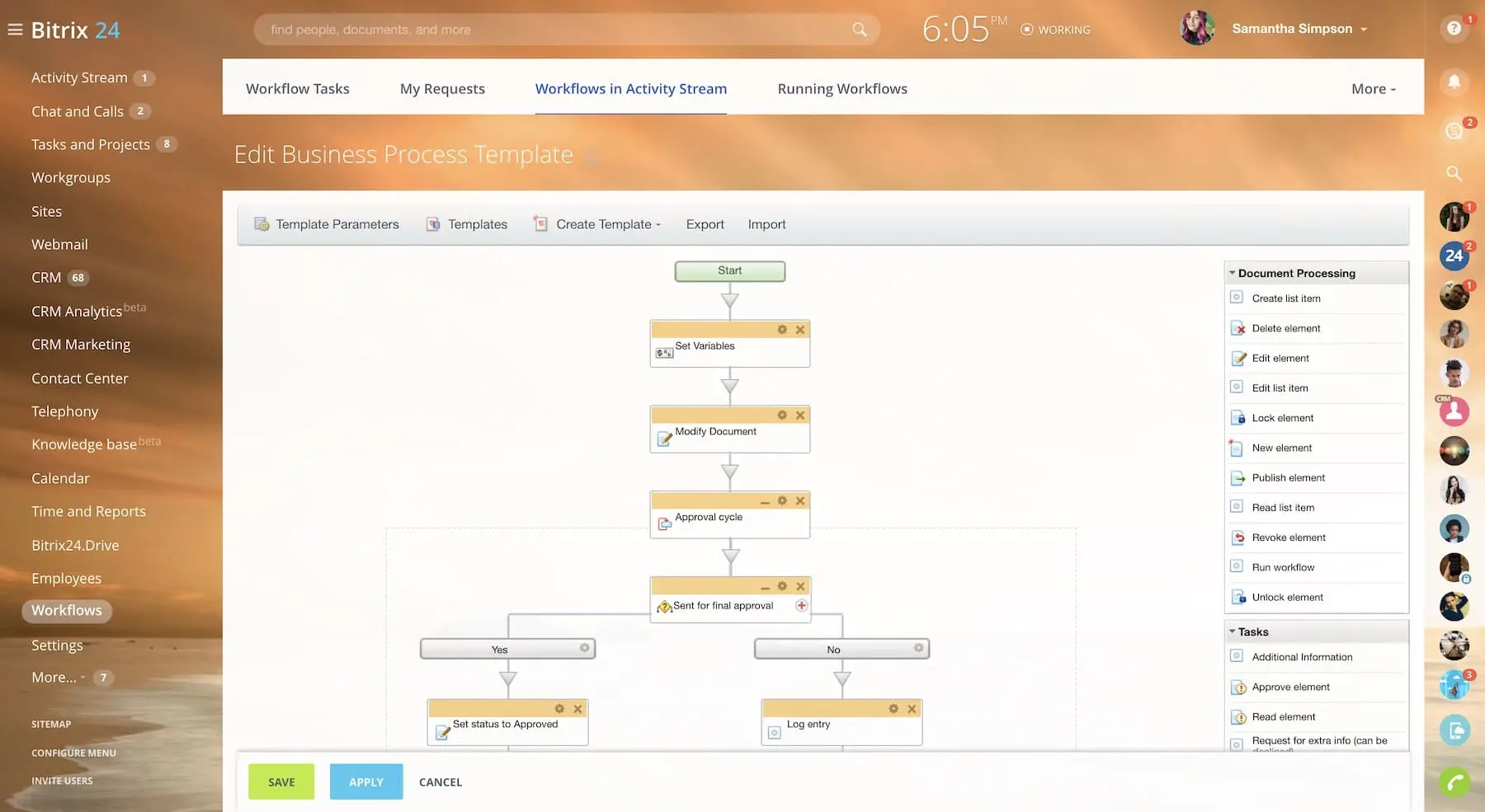Fluxuri de lucru online pentru procesele de afaceri