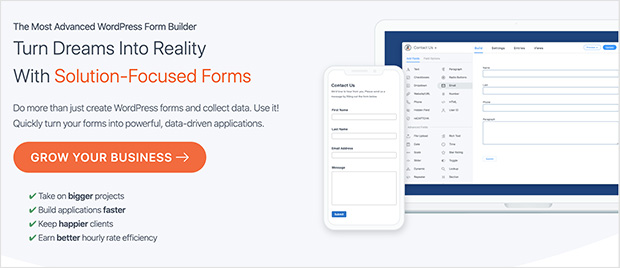 รูปแบบที่น่าเกรงขาม - SeedProd formidable forms advanced form builder