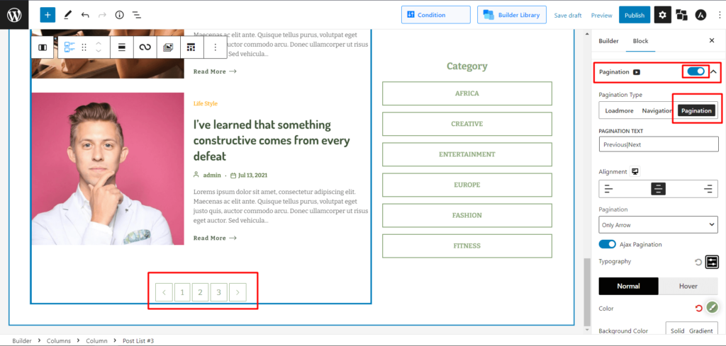 Jak dodać numeryczną paginację WordPress 8 Adding WordPress Numeric Pagination