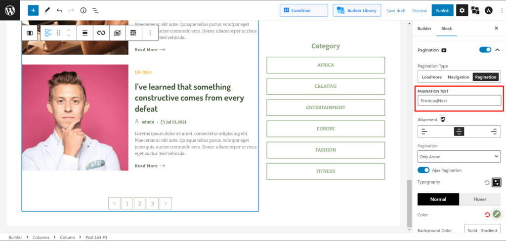 Jak dodać numeryczną paginację WordPress 9 WordPress Numeric Pagination Changing Texts