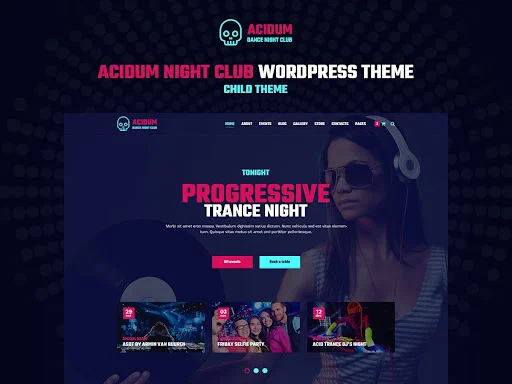 Melhores temas WordPress para boate