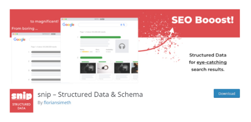 8 Migliori Plugin Schema Gratuiti e Pro per WordPress 7 SNIP