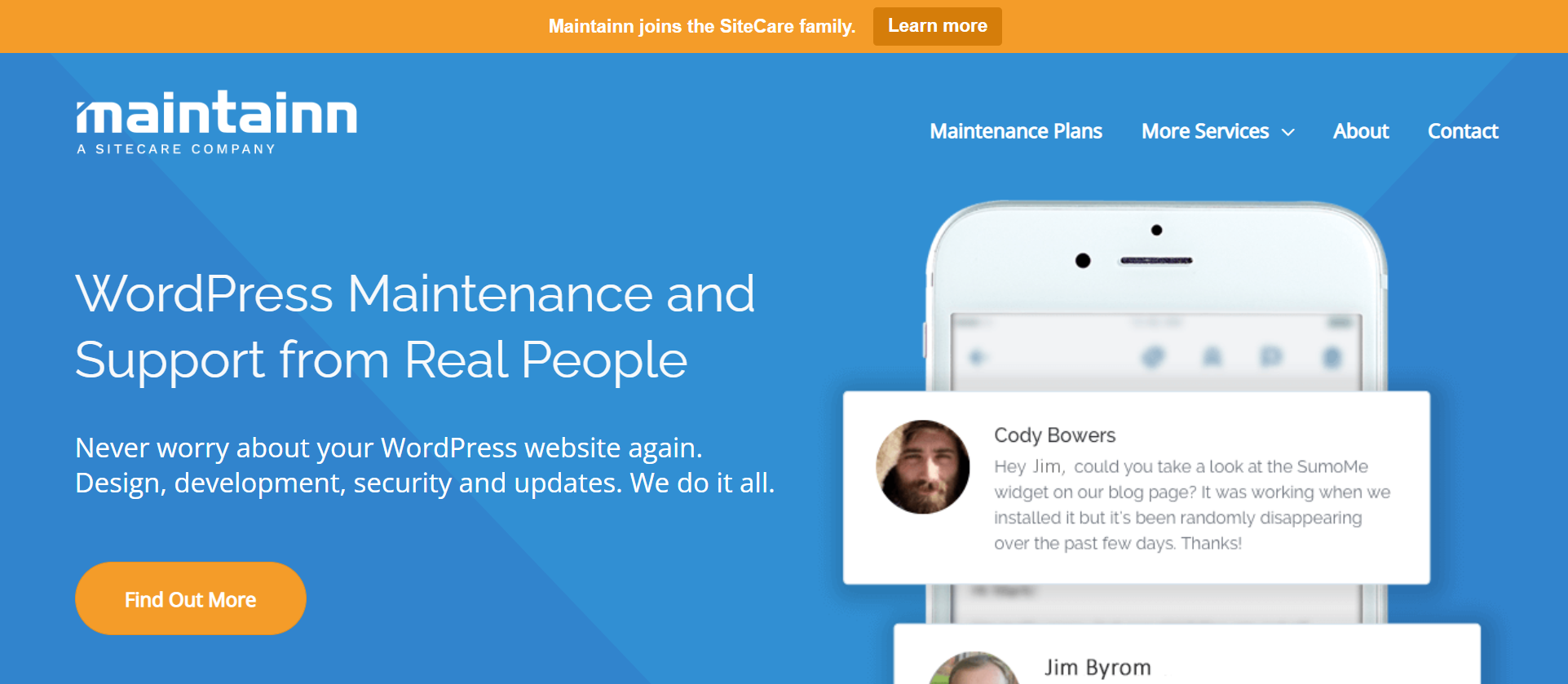 Mantenimiento de los servicios de WordPress