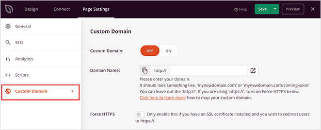 seedprodการตั้งค่าโดเมนที่กำหนดเอง - SeedProd seedprod custom domain settings