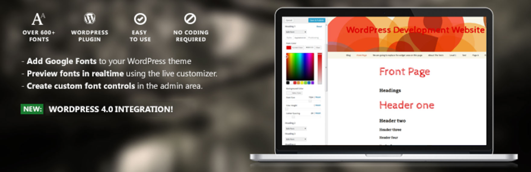 Polices Google faciles pour WordPress