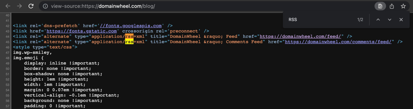 Comment trouver le flux RSS d'un site Web à l'aide de son code source