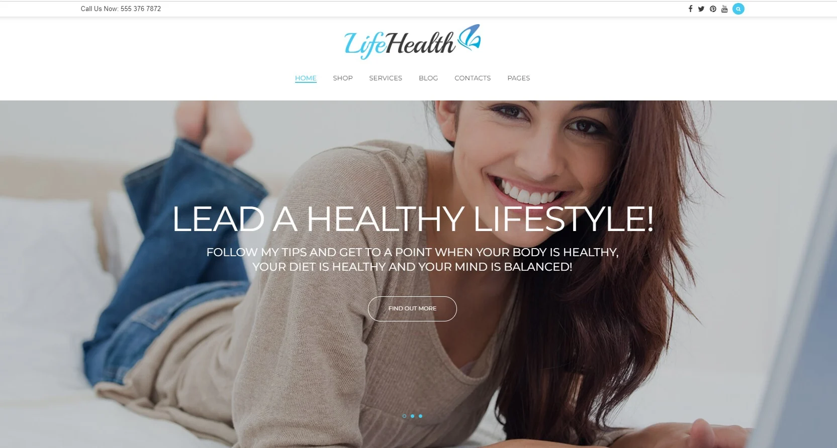 Entdecken Sie das beste Health Coach WordPress Theme von 2023 in den Top 8 75 lifehealth