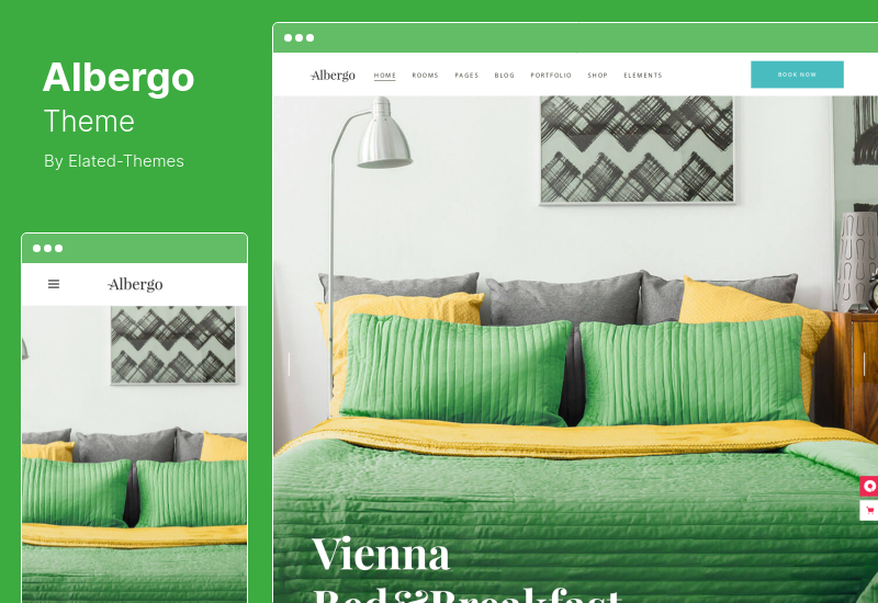Albergo Theme - ธีมการจองโรงแรมที่พัก WordPress