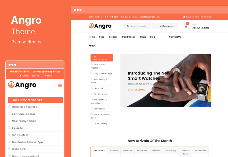 Angro Theme - WooCommerce B2B și temă WordPress cu ridicata
