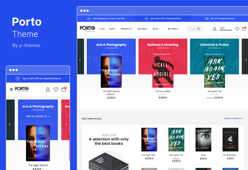 Tema Porto - Tema multifuncțională WordPress și WooCommerce