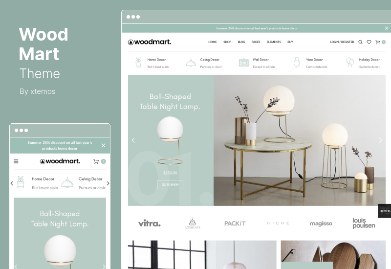 Tema WoodMart - Tema multifuncțională WooCommerce