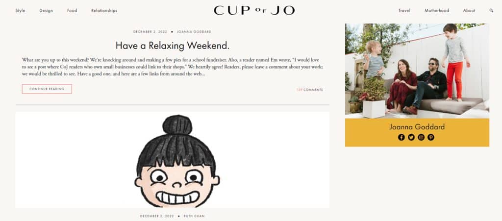 contoh blog