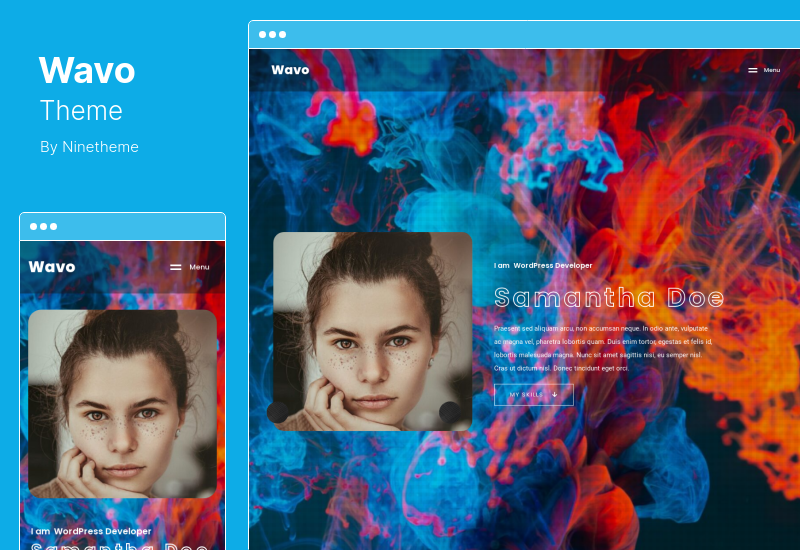 Wavo Theme - Tema de WordPress para agencias y portafolios creativos