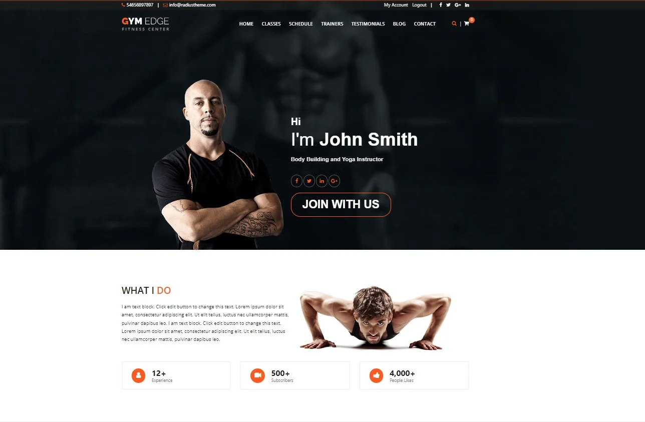 Najlepszy motyw WordPress dla trenerów osobistych 2023: lista 5 najlepszych 72 gym edge the specialist theme for personal trainers