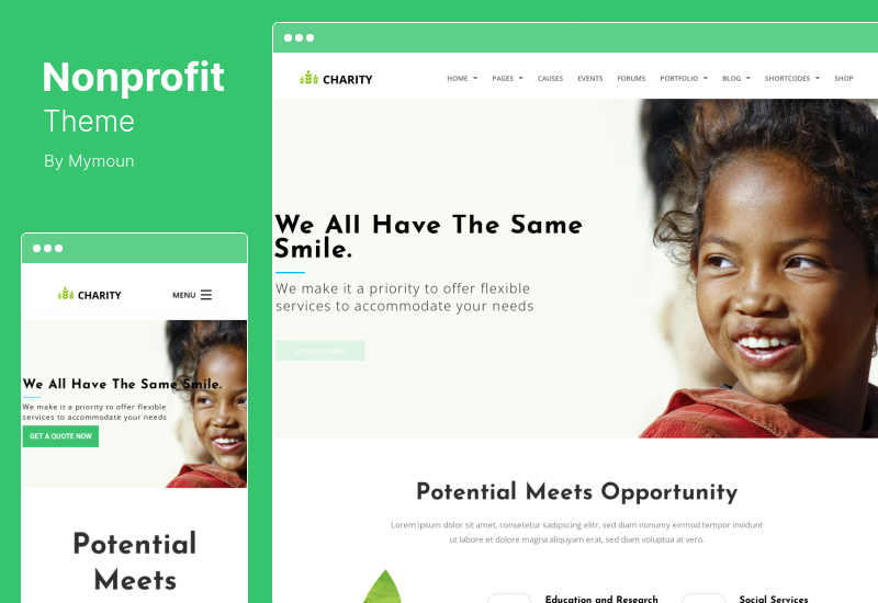 Nonprofit Theme - 非政府组织和慈善组织 WordPress 主题