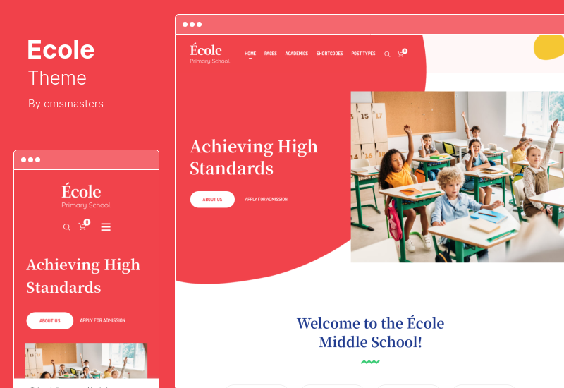 Tema Ecole - Tema WordPress per l'istruzione e la scuola