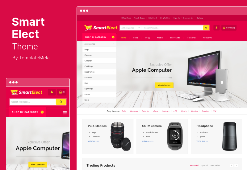 SmartElect 主題 - 多用途 WooCommerce 主題