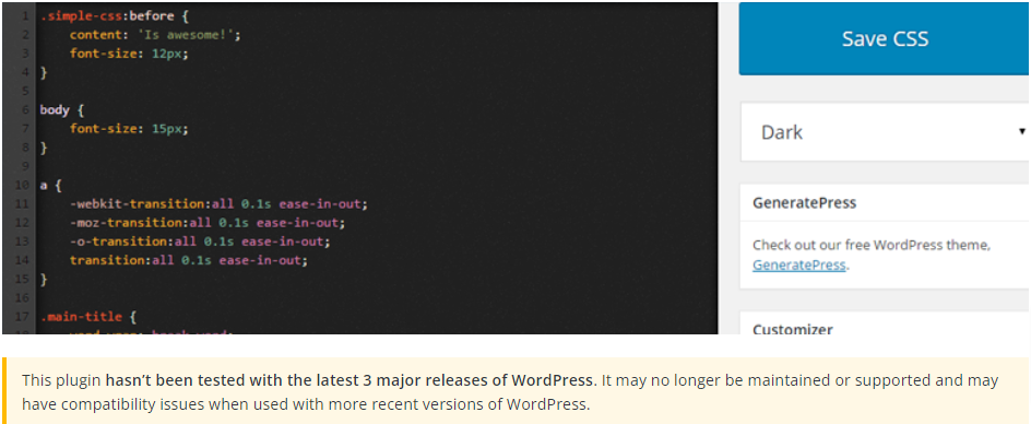 簡單的 CSS