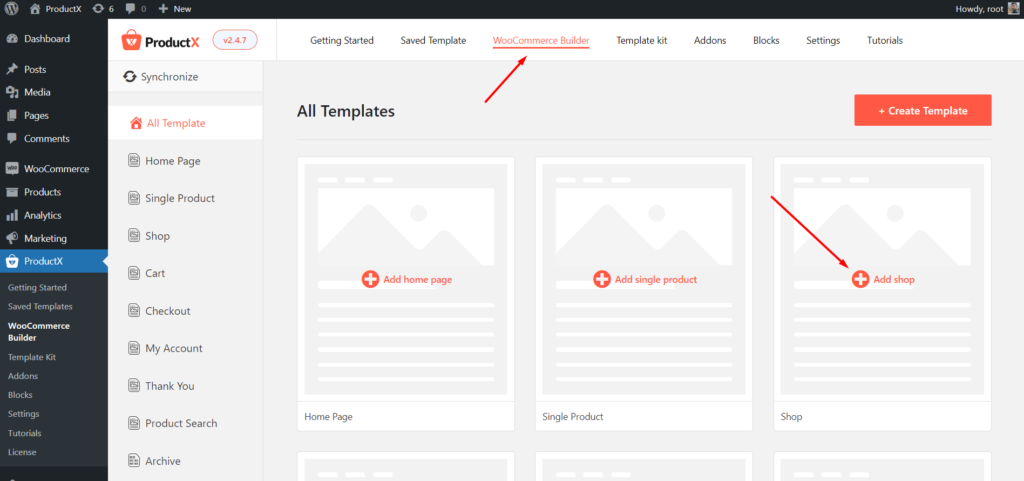 2 種覆蓋 WooCommerce 模板的方法(無需編碼)5 Start Creating a Custom Template