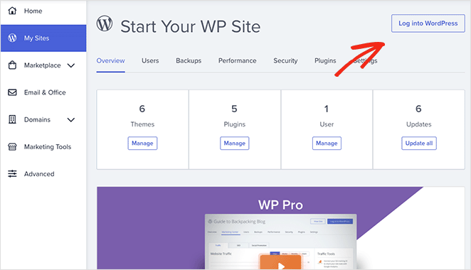 Autentificare WordPress - SeedProd Log into WordPress